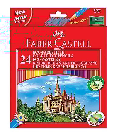 LEC CREIOANE COLORATE FABER-CASTELL ECO  24/SET FC120124
