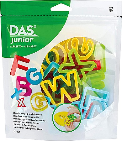 Forme Turnare, Modelare - FIL KIT INSTRUMENTE MODELAJ DAS JUNIOR FORMA LITERE 27/SET 687700