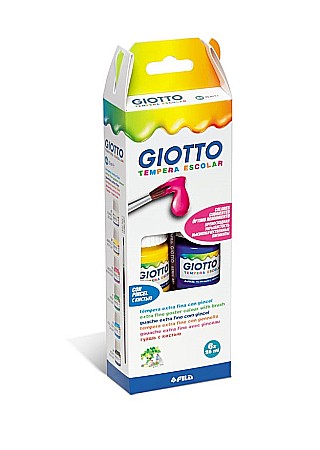 Tempera la set - FIL TEMPERA GIOTTO 25ML*6/SET 356600