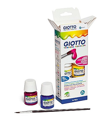FIL TEMPERA GIOTTO 25ML*6/SET 356600 [1]