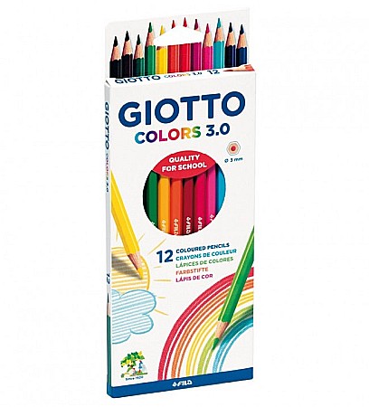 RECHIZITE SCOLARE - FIL CREIOANE COLORATE 12/SET GIOTTO COLORS 3.0 276600
