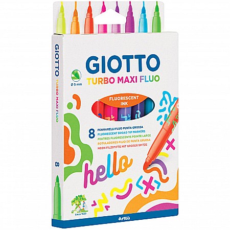 FIL CARIOCI GIOTTO TURBO MAXI FLUO 8/SET 453800 [0]