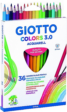 FIL CREIOANE COLORATE GIOTTO AQUARELL 36/SET 277300 [2]