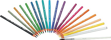 FIL CREIOANE COLORATE GIOTTO AQUARELL 18/SET, PASTEL, CANDY COLLECTION 250000 [3]