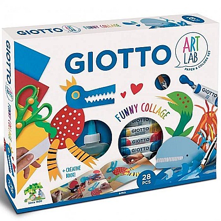Seturi Creative pentru Copii - FIL SET CREATIV GIOTTO FUNNY COLLAGE ART LAB 581500