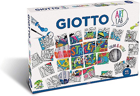 Seturi Creative pentru Copii - FIL SET CREATIV GIOTTO COLOR SI PUZZLE ART LAB 581800