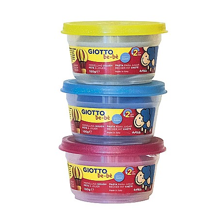 FIL PLASTILINA MODELAJ GIOTTO BEBE GLITTER 3/SET 479700 [1]
