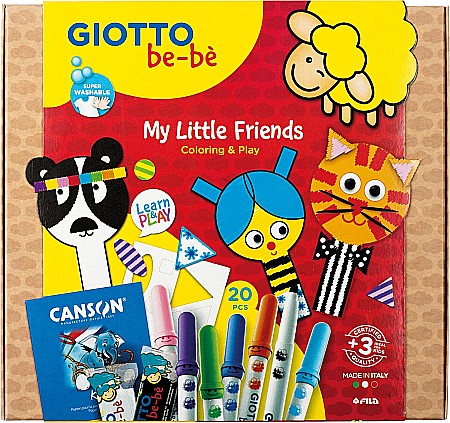 Kit Pictura - FIL SET DE COLORAT GIOTTO BEBE MY LITTLE FRIENDS 478700