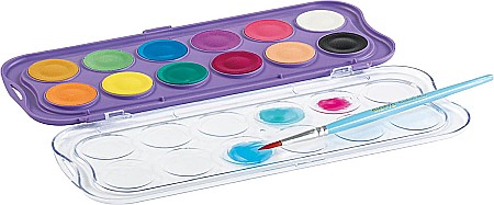 FIL ACUARELE GIOTTO 12/SET + PENSULA, CULORI PASTEL, CANDY COLLECTION 351600 [2]