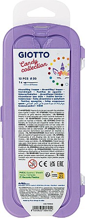FIL ACUARELE GIOTTO 12/SET + PENSULA, CULORI PASTEL, CANDY COLLECTION 351600 [3]