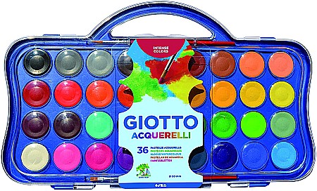 RECHIZITE SCOLARE - FIL ACUARELE GIOTTO 36/SET + PENSULA 353600