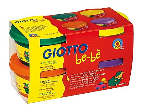 RECHIZITE SCOLARE - FIL PLASTILINA MODELAJ GIOTTO BEBE 100GR*4/SET 464903