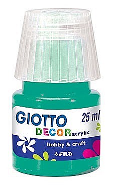 RECHIZITE SCOLARE - FIL VOPSEA ACRILICA GIOTTO 25ML VERDE EMERALD 538114