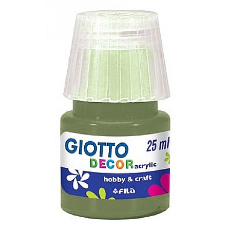 RECHIZITE SCOLARE - FIL VOPSEA ACRILICA GIOTTO 25ML VERDE MASLINA 538112