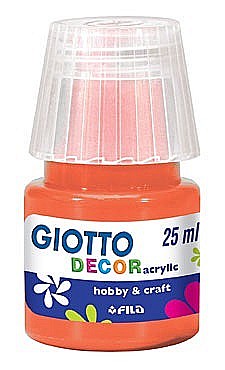 RECHIZITE SCOLARE - FIL VOPSEA ACRILICA GIOTTO 25ML PORTOCALIU 538105