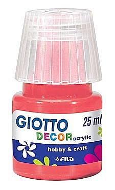RECHIZITE SCOLARE - FIL VOPSEA ACRILICA GIOTTO 25ML ROSU VERMILLION 538107