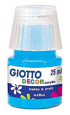RECHIZITE SCOLARE - FIL VOPSEA ACRILICA GIOTTO 25ML CYAN 538115