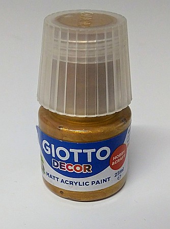 RECHIZITE SCOLARE - FIL VOPSEA ACRILICA GIOTTO 25ML  AURIU 538149