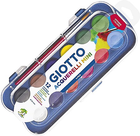 RECHIZITE SCOLARE - FIL ACUARELE GIOTTO 12/SET + PENSULA 351200