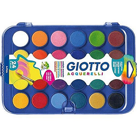 RECHIZITE SCOLARE - FIL ACUARELE GIOTTO 24/SET + PENSULA 352400