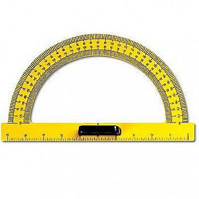 Instrumente geometrie pentru tabla scolara - ARD RAPORTOR DIDACTIC 180 GRADE/50 CM 1004