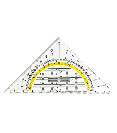 RECHIZITE SCOLARE - ARD ECHER GEOMETRIC 45 GRADE/25CM GEO400PSS