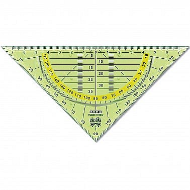 RECHIZITE SCOLARE - ARD ECHER GEOMETRIC 45 grade, 16CM FLEXIBIL ELGEO300