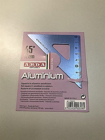 RECHIZITE SCOLARE - ARD ECHER ALUMINIU 45 GRADE/12CM 178SQ/1784512