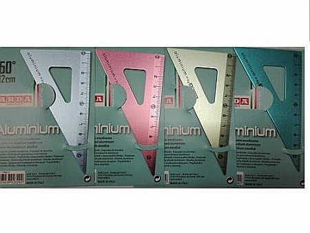 RECHIZITE SCOLARE - ARD ECHER ALUMINIU 60 GRADE/12CM 178SQ/1786012