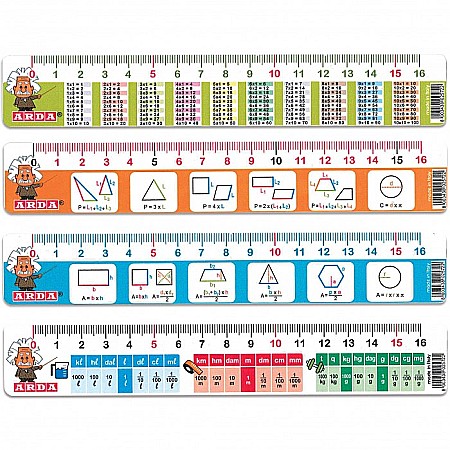 RECHIZITE SCOLARE - ARD RIGLA 16CM FORMULE MATEMATICE 28917MBAR