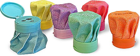 ARD ASCUTITOARE TRIPLA CU CONTAINER TEXTIL GLITTER TENKS DIVERSE CULORI TEK02SC [1]