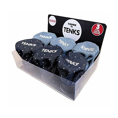 RECHIZITE SCOLARE - ARD ASCUTITOARE TRIPLA CU CONTAINER JEANS TENKS CULORI ASORTATE TEK03SC