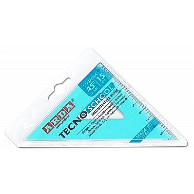 Rigle,echere si raportoare - ARD ECHER TECNOSCHOOL 45 GRADE/15CM 40115SS