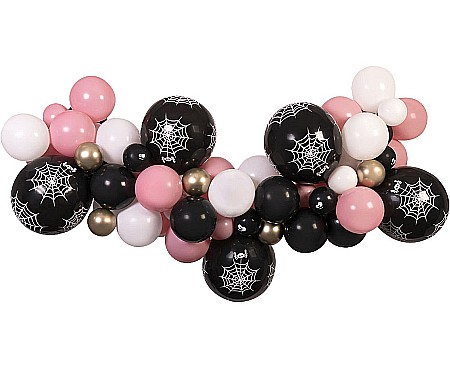 ARTICOLE PARTY - GOD GHIRLANDA DIN BALOANE DIY Halloween, pink, 3m, 65pcs 031782