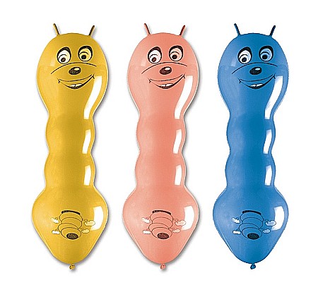 GOD BALOANE Premium Balloons, Earthworm with horns, 75cm 3/set GB/PG03 [0]