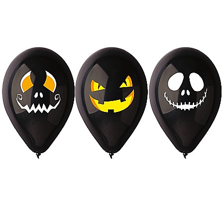GOD BALOANE Premium balloons, Halloween faces, 30cm 3/set GB/PG39 [1]