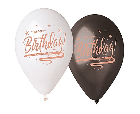 GOD BALOANE PREMIUM HELIUM BALLOONS, Happy Birthday, 33cm 5/set GMS120/798 [1]
