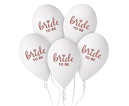 ARTICOLE PARTY - GOD BALOANE Premium helium balloons, Bride To Be, 33cm, 5/set GS120/BTB