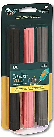 INSTRUMENTE SCRIS DE LUX SI CADOURI - SET 75 MINE MULTICOLORE PT CREION 3D 3DOODLER N/ROZ/GRI