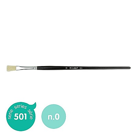 Pensule scolare bucata - ADA PENSULA PAR PORC VARF DREPT MILAN 501 NR 0