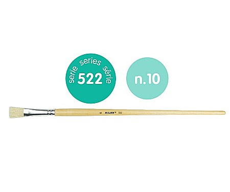 Pensule scolare bucata - ADA PENSULA MILAN 522 NR 10 VARF DREPT