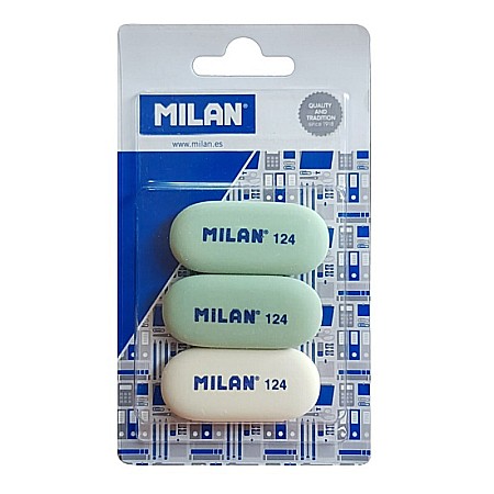 RECHIZITE SCOLARE - RADIERA MILAN OVALA 3/SET BMM9203 120124