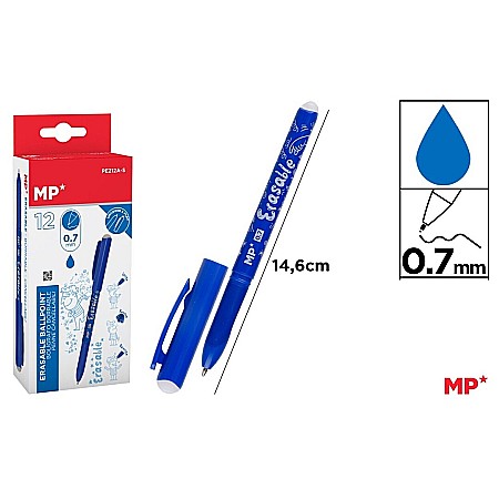 Pixuri cu radiera - PIX CU RADIERA IPB 0.7MM ALBASTRU PE212A-S