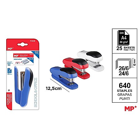 ARTICOLE DE BIROU - CAPSATOR IPB 24/6, 26/6 + 640 CAPSE, 25 COLI, CULORI ASORTATE PA638
