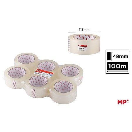 ARTICOLE DE BIROU - BANDA ADEZIVA IPB 48MM*100M TRANSPARENT PA518-02