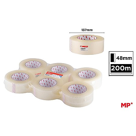 ARTICOLE DE BIROU - BANDA ADEZIVA IPB 48MM*200M TRANSPARENT PA518-04