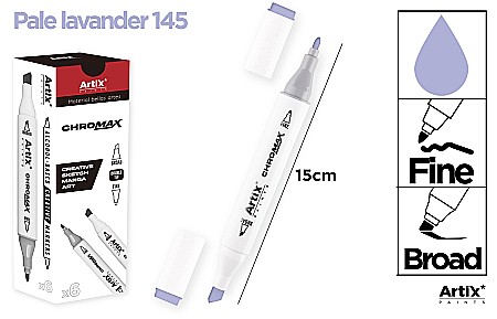 FINE ARTS&GRAPHICS - ART MARKER IPB 2 CAPETE LAVANDA DESCHIS 145 PP915-57 nn