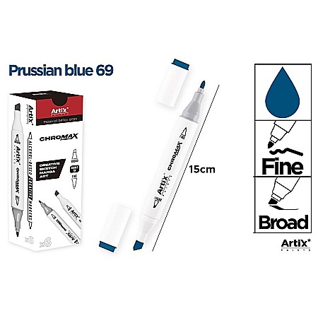 FINE ARTS&GRAPHICS - ART MARKER IPB 2 CAPETE ALBASTRU PRUSIA 69 PP915-69 nn