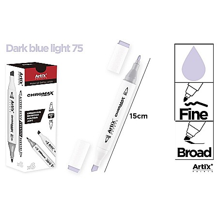 Markere creative 2 capete - ART MARKER IPB 2 CAPETE VIOLET DESCHIS 75 PP915-75 nn