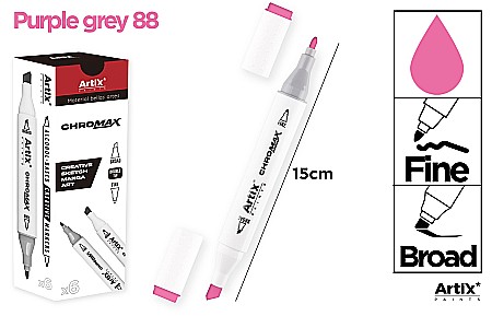 Markere creative 2 capete - ART MARKER IPB 2 CAPETE ROZ INCHIS 88 PP915-88 nn
